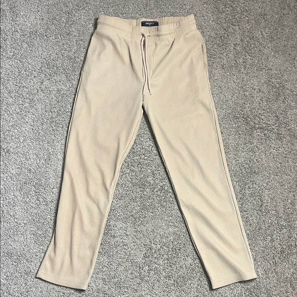 Forever 21 Men's Light Beige Joggers